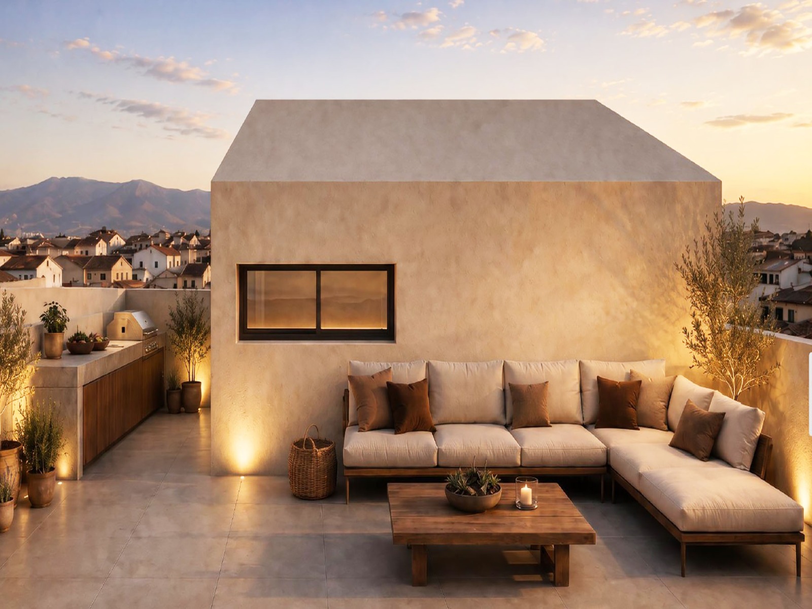 Toit-terrasse solarium